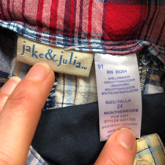 Colorful & Cute! Plaid Overalls - Picture 3 of 4